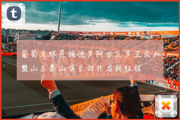 葡萄牙球员佩德罗阿尔瓦罗正式加盟山东泰山俱乐部开启新征程