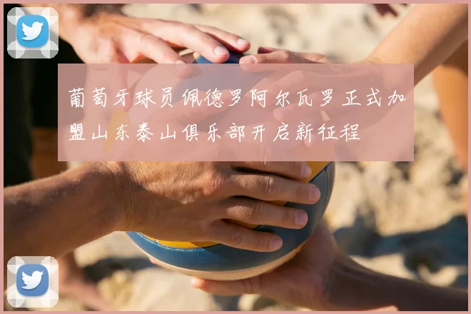 葡萄牙球员佩德罗阿尔瓦罗正式加盟山东泰山俱乐部开启新征程